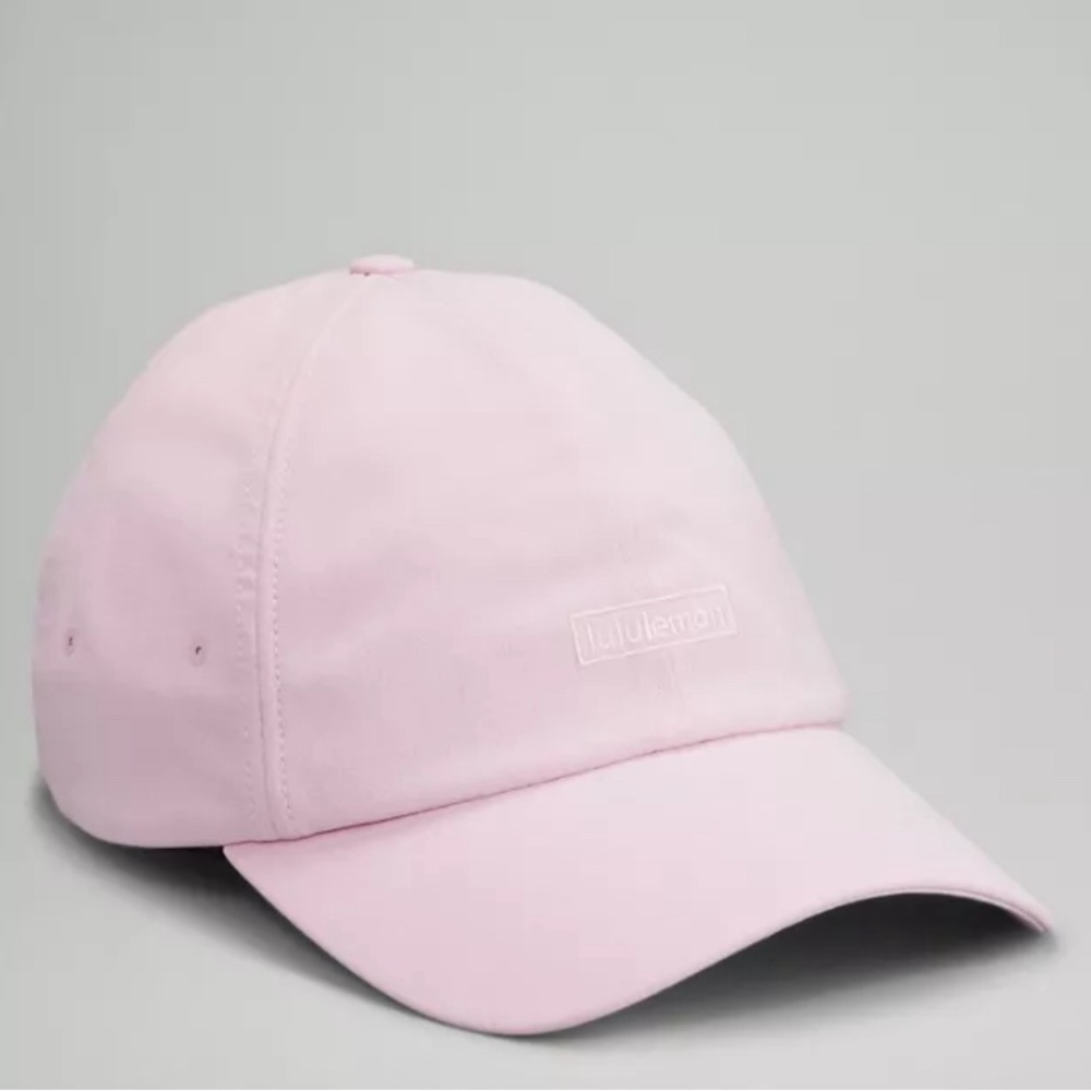 lululemon womens baller hat soft embroidered pink one size